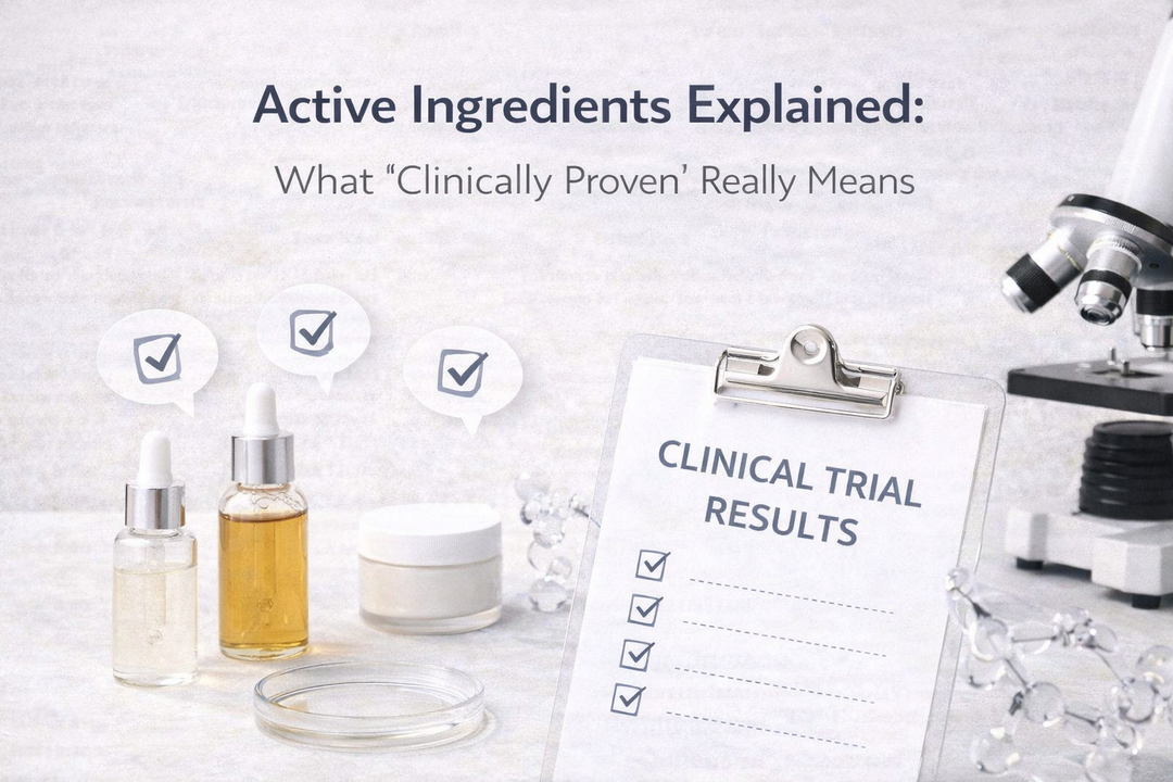 Active Ingredients Explained: What “Clinically Proven” Really Means